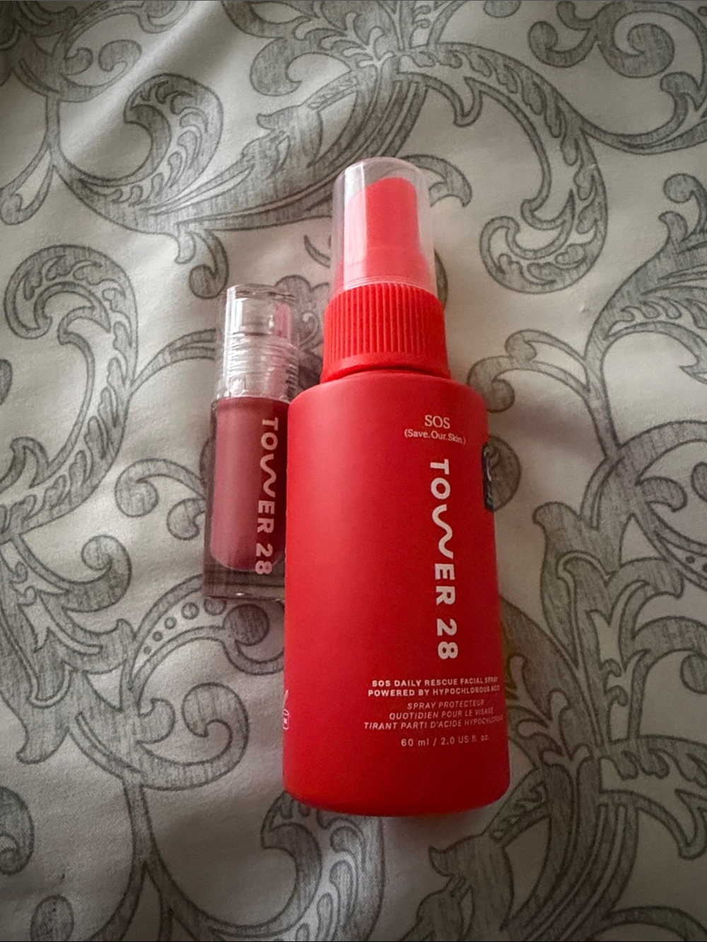 Tower 28 SOS Daily Rescue Facial Spray + Lip Mini